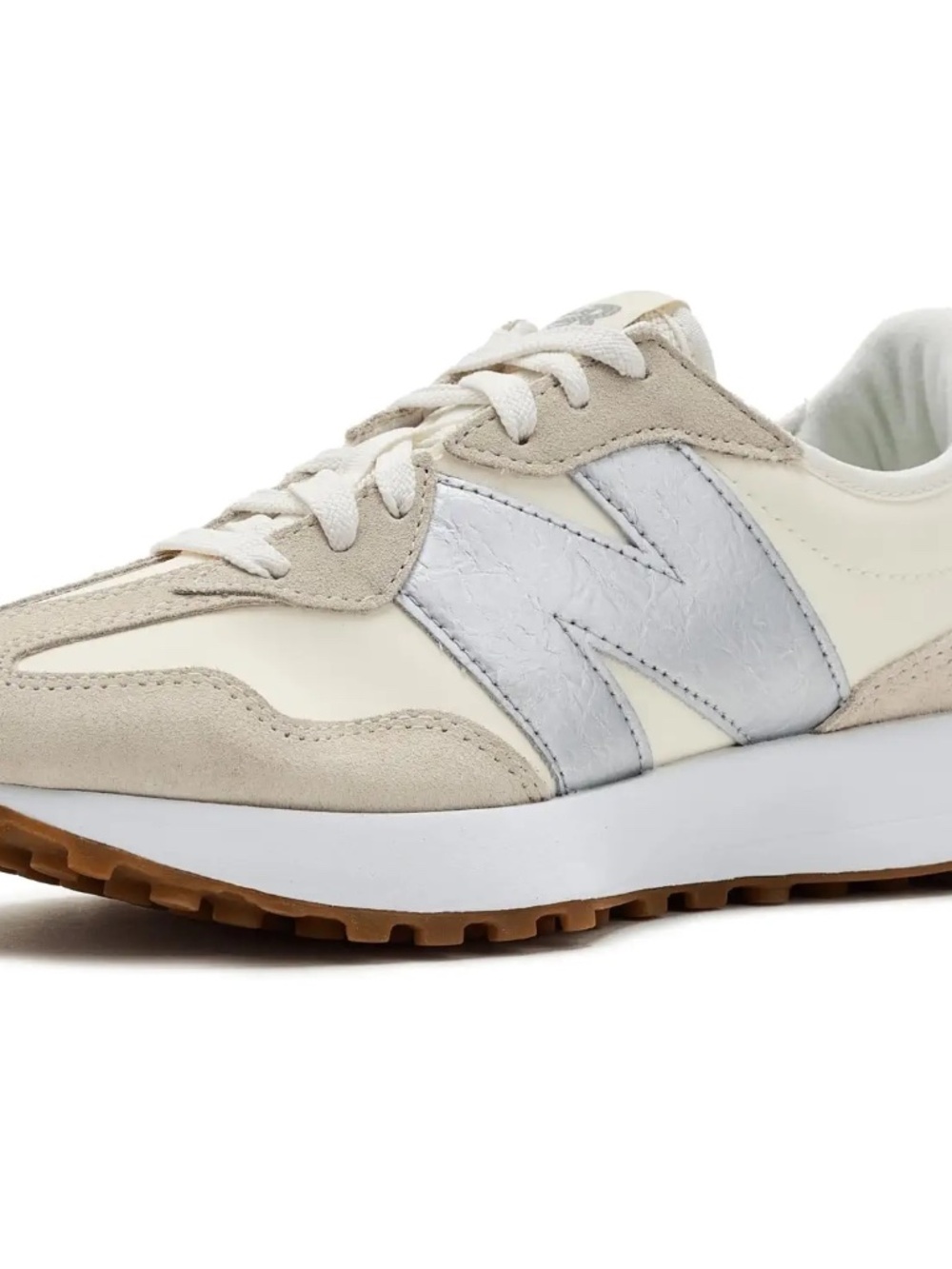 New Balance 327 in Silver NWT in 6.5 - Picture 8 of 9